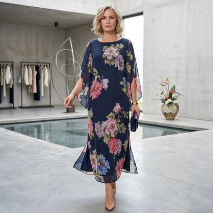 LIMITED TIME 50% OFF!🔥Maxi Dress in Premium Viscose with Floral Print