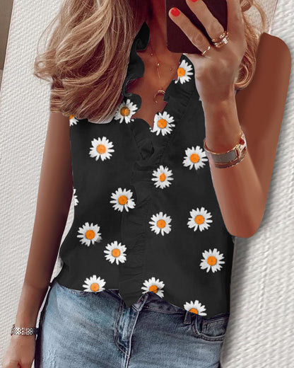 Long Sleeve Ruffled Shirt
