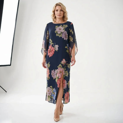 LIMITED TIME 50% OFF!🔥Maxi Dress in Premium Viscose with Floral Print